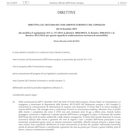 D.lgs. 125/2024: Il Nuovo Quadro Normativo per la Rendicontazione di Sostenibilità - CSRD