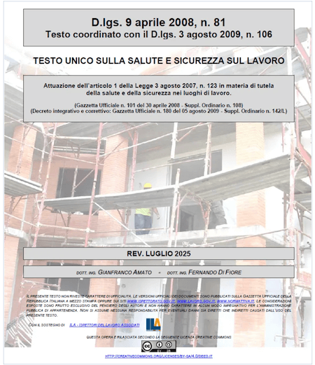 Il Testo Unico sulla Sicurezza aggiornato a luglio 2025: tutte le novità