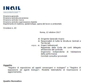 Inail circolare