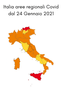 Covid Italia zone dal 24 gennaio 2021