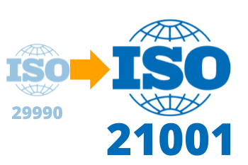 Consulenza Certificazione formazione da iso 29990 a 21001