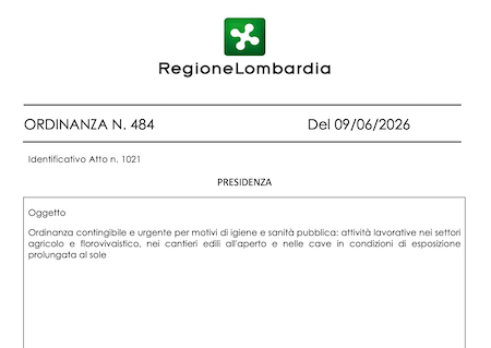 Emergenza Caldo 2026: Scatta lo Stop ai Lavori all'Aperto in Lombardia
