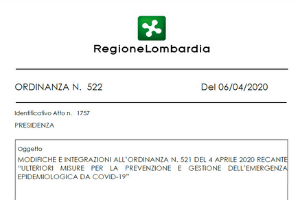 ordinanza RL del 6 aprile 2020 Covid-19