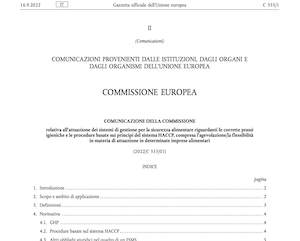 Linee guida UE food safety - HACCP e corrette prassi igieniche - GHP