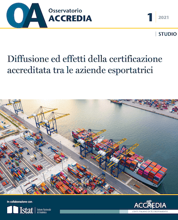 Osservatorio Accredia: la certificazione accreditata aziende esportatrici