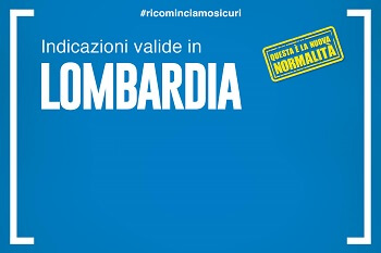 Ordinanza Lombardia validità da sabato 1° agosto a giovedì 10 settembre 2020
