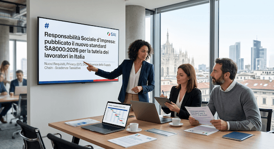 Responsabilità Sociale d’Impresa: pubblicato il nuovo standard SA8000:2026 per la tutela dei lavoratori in Italia