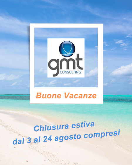 Chiusura Estiva 2026 GMT Consulting